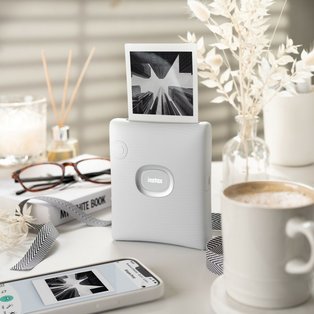 Instax Square Link Ash White Instant Printer