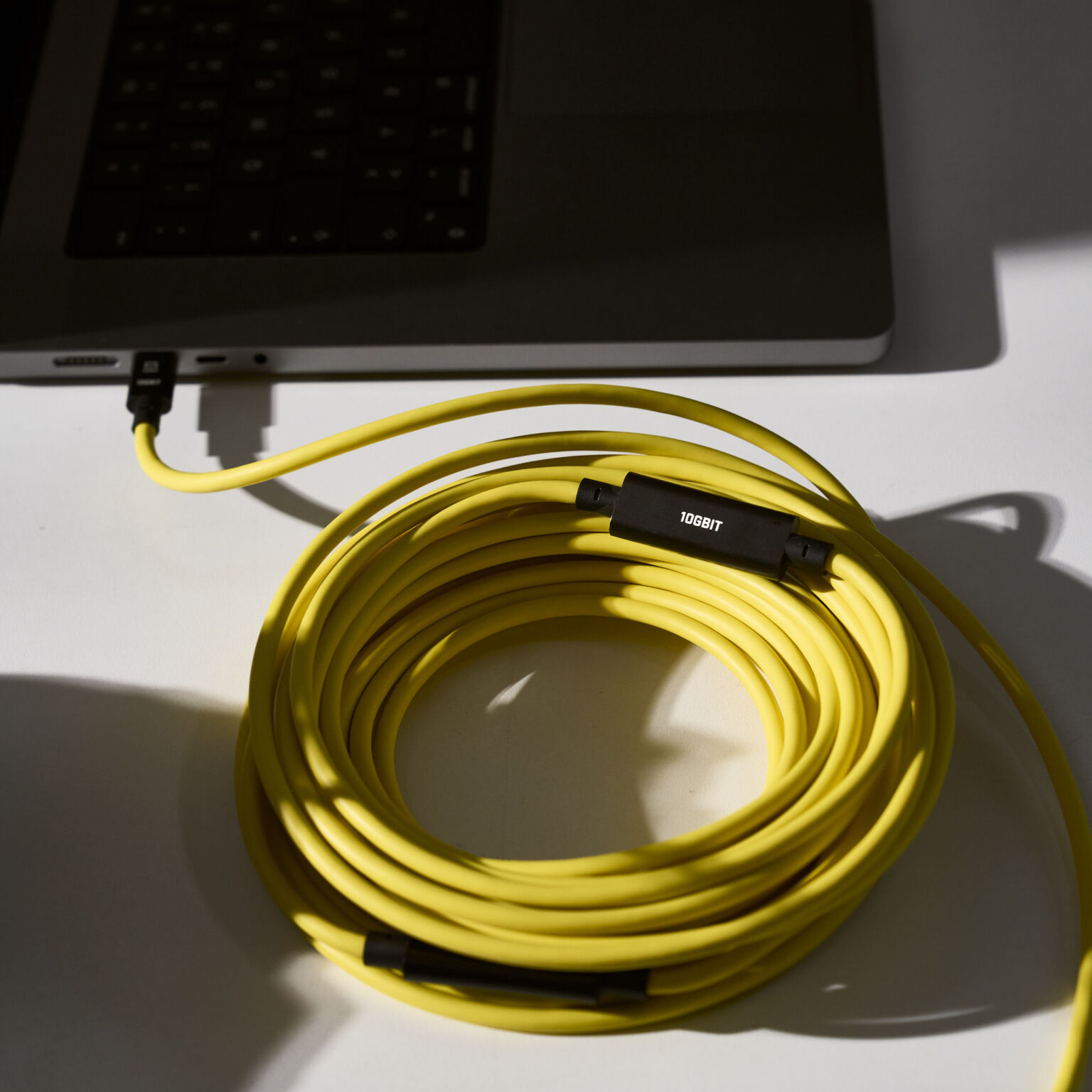 Cobra Tether Usb C To Usb C 90 Tether Cable 10m 10g Yellow