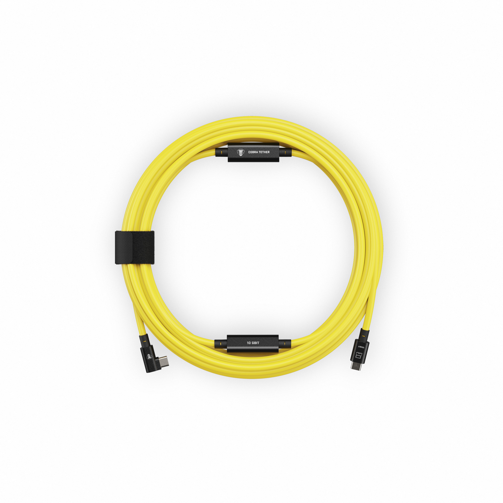 Cobra Tether Usb C To Usb C 90 Tether Cable 10m 10g Yellow