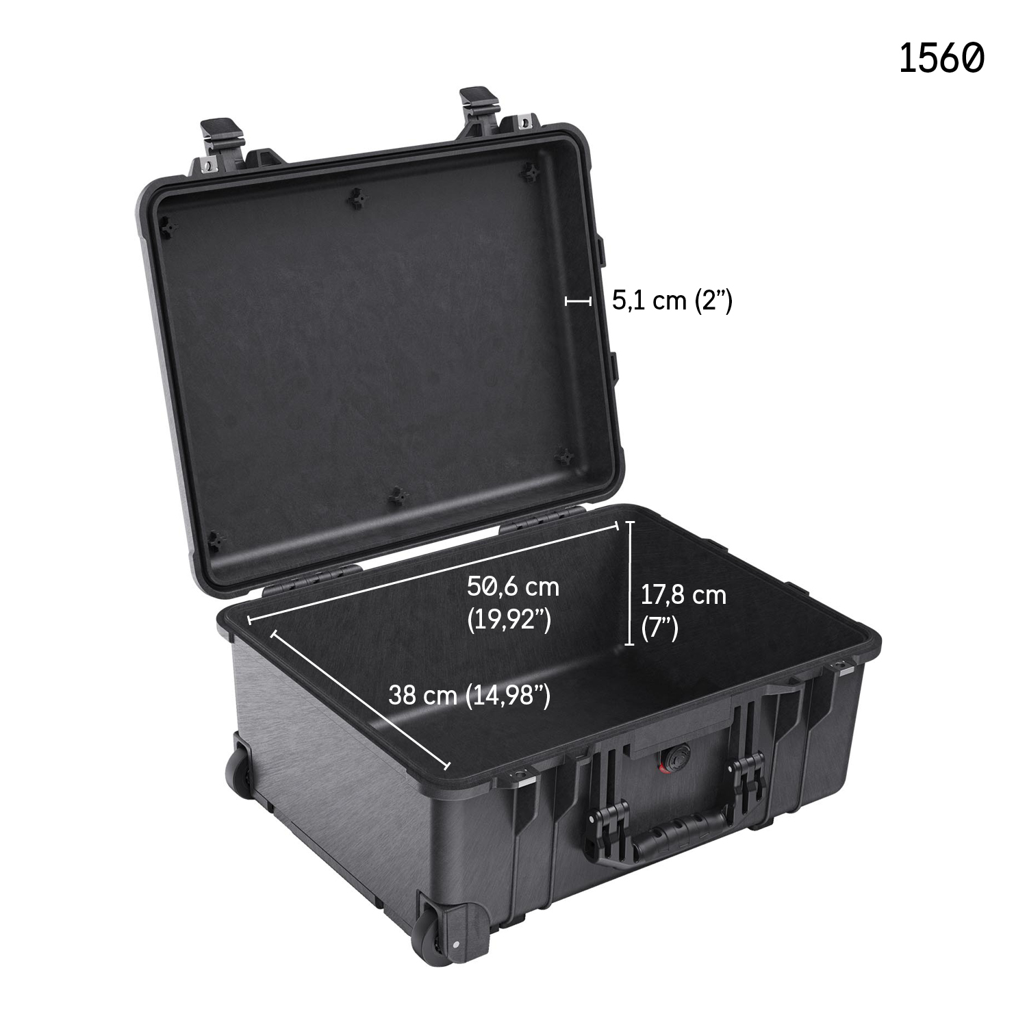 Peli Case Peli 1650 Black Empty