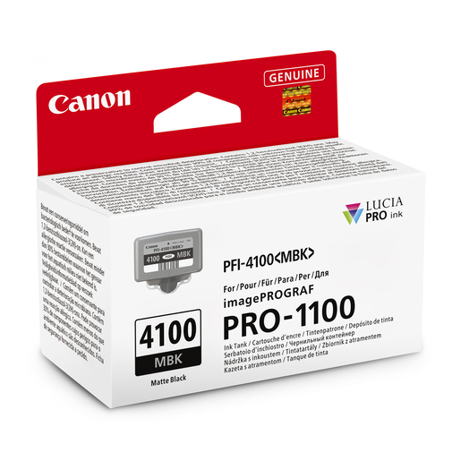 Pfi 4100mbk Matte Black Ink Cartridge 80ml