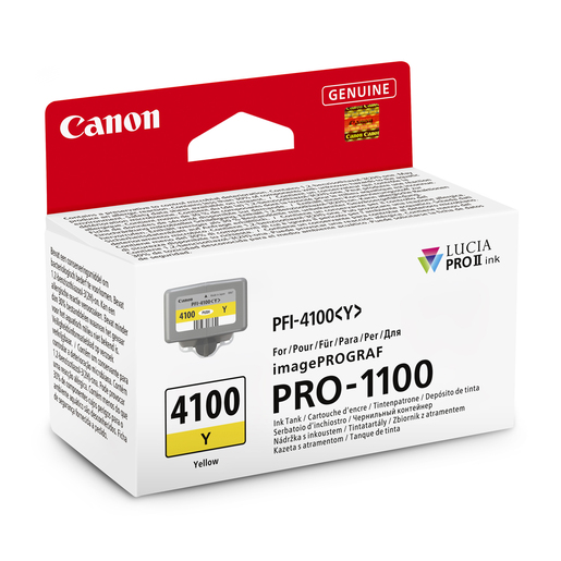 Pfi 4100y Yellow Ink Cartridge 80ml