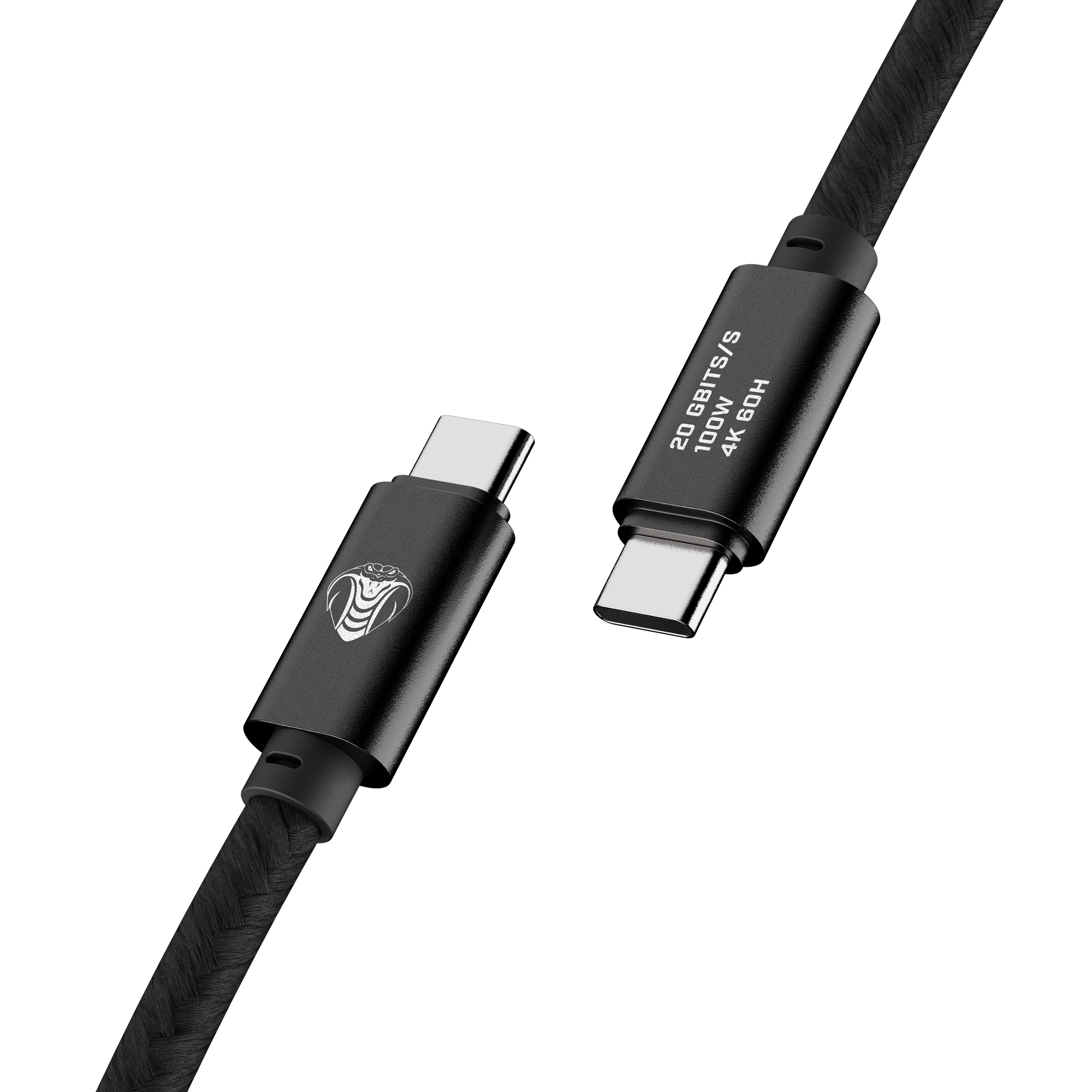 Cobra Tether Usb C To Usb C Tether Cable 0 3m 20g Black