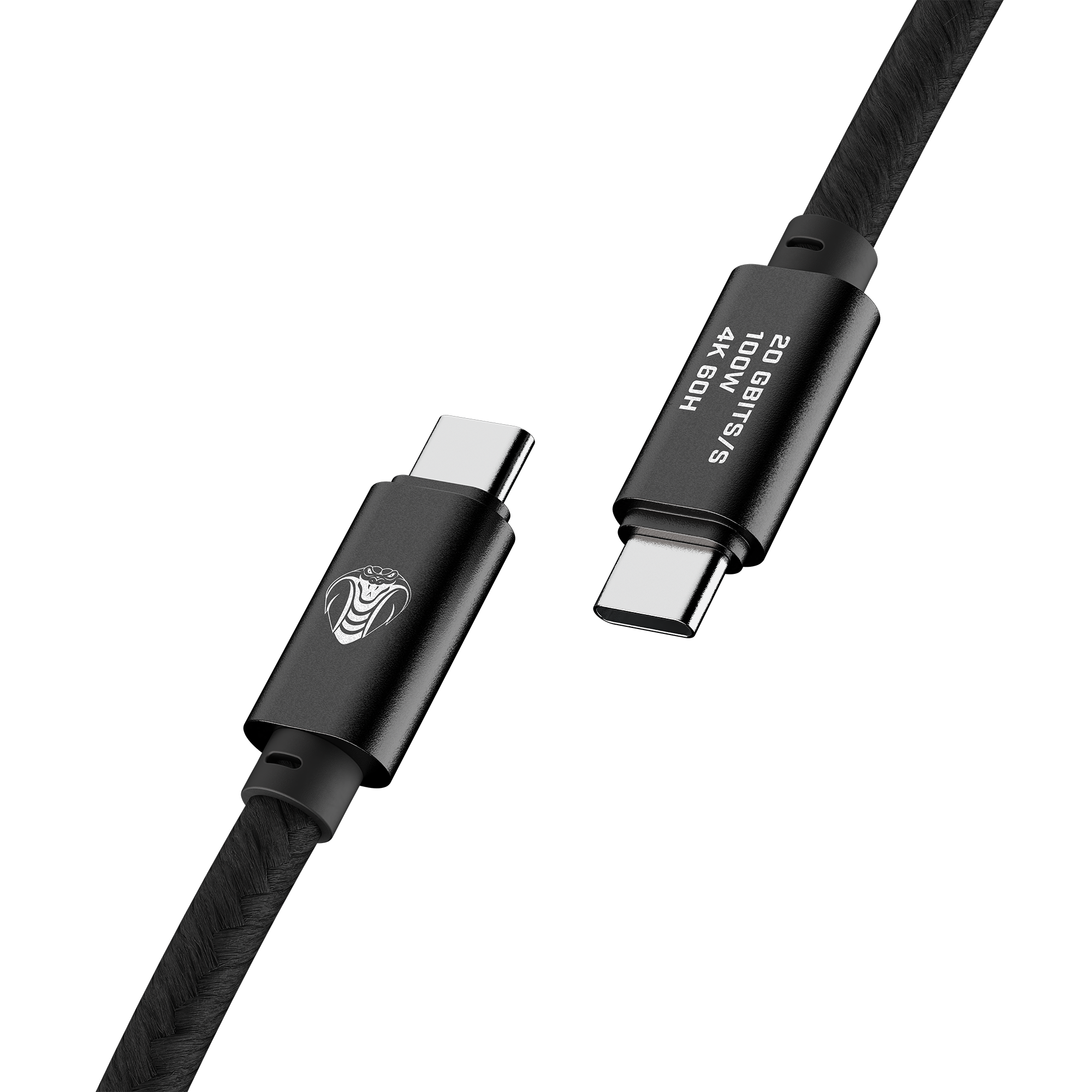 Cobra Tether Usb C To Usb C Tether Cable 0 5m 20g Black