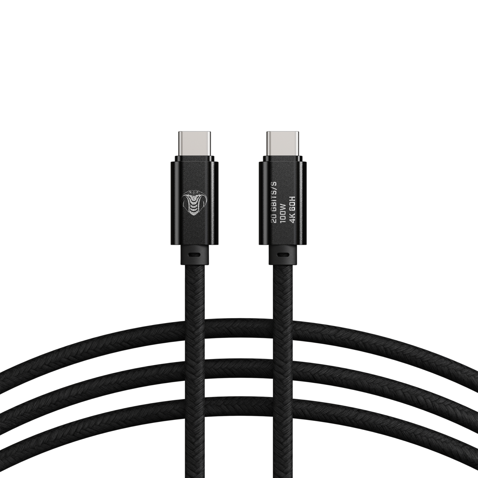 Cobra Tether Usb C To Usb C Tether Cable 0 5m 20g Black