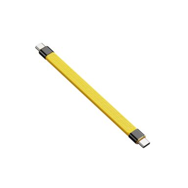 Cobra Tether Usb C To Usb C Usb 4 Flexpro Cable 0 14m 40g Yellow