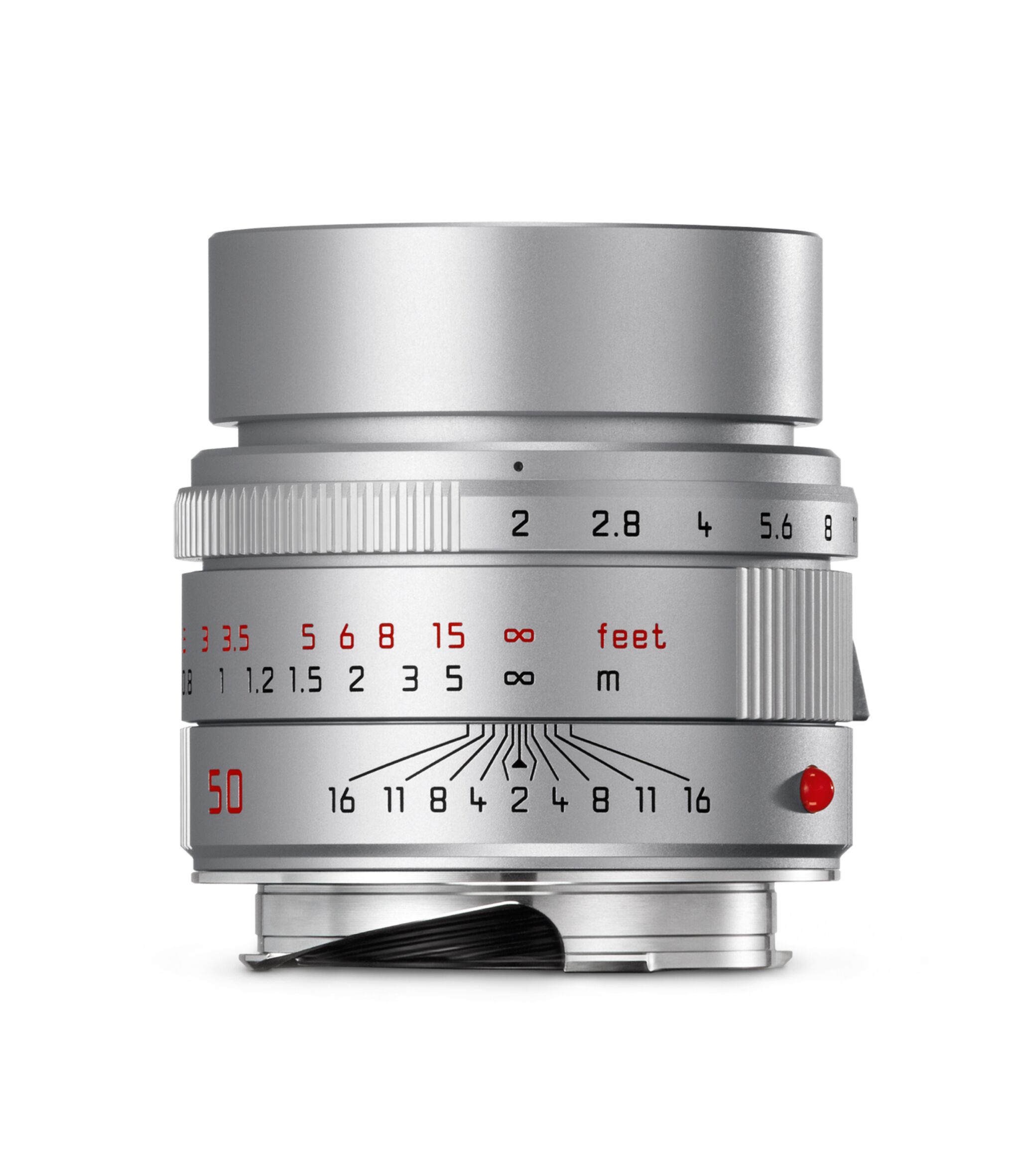 Leica Apo Summicron M 50mm F 2 Asph Silver Lens