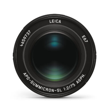 Leica Apo Summicron Sl 75mm F 2 Asph Black Lens