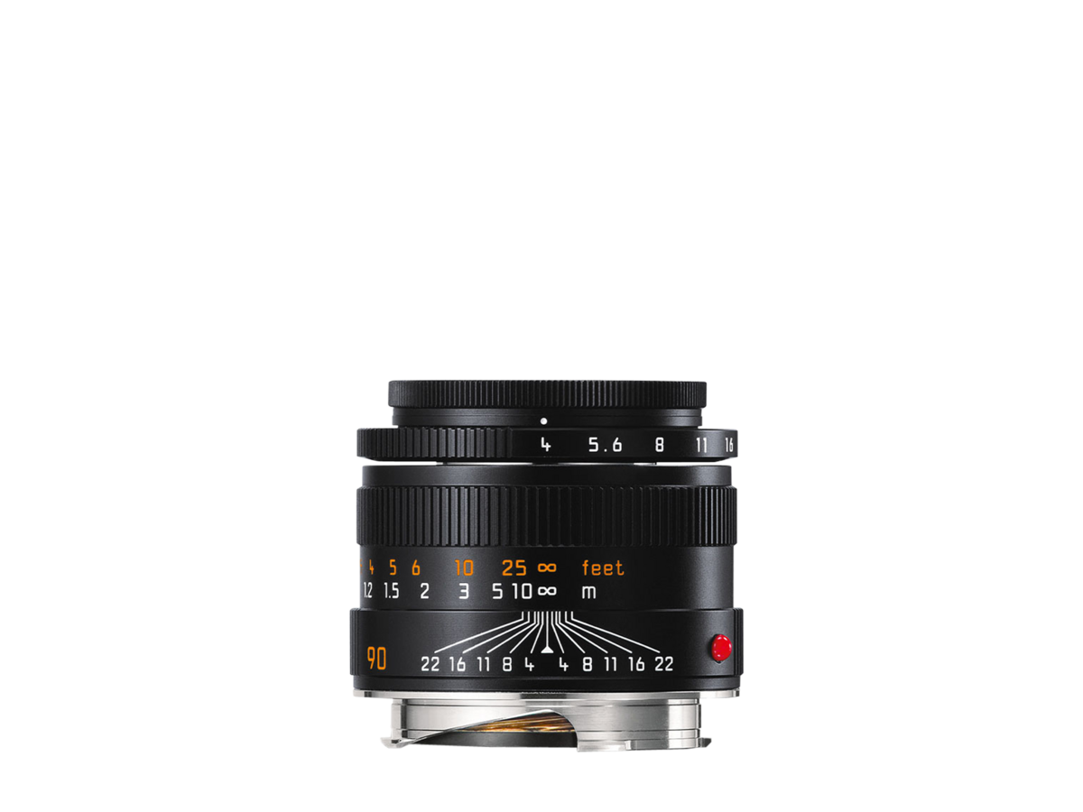 Leica Macro Elmar M 90mm F 4 Black Lens