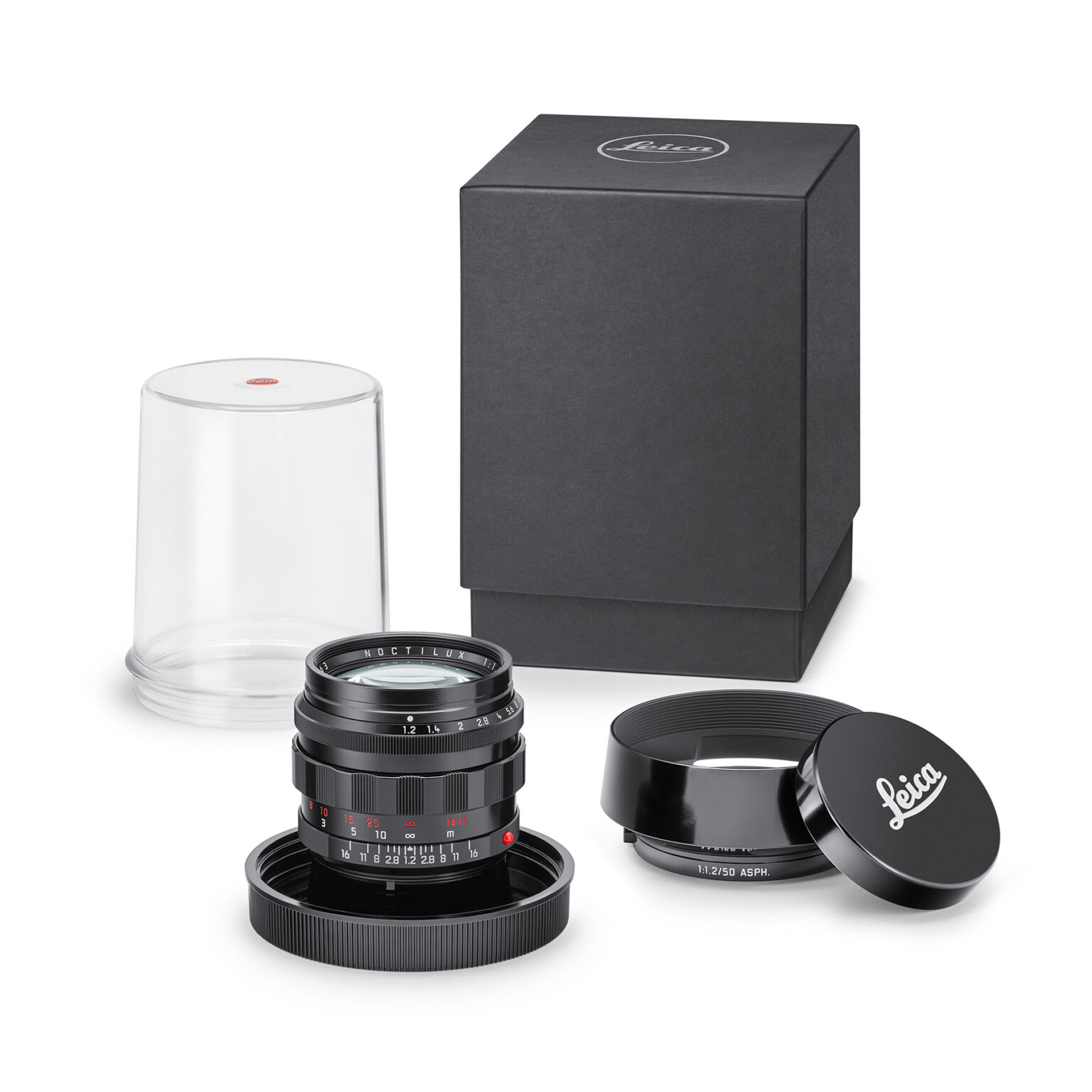 Leica Noctilux M 50mm F 1 2 Asph Glossy Black Finish Lens