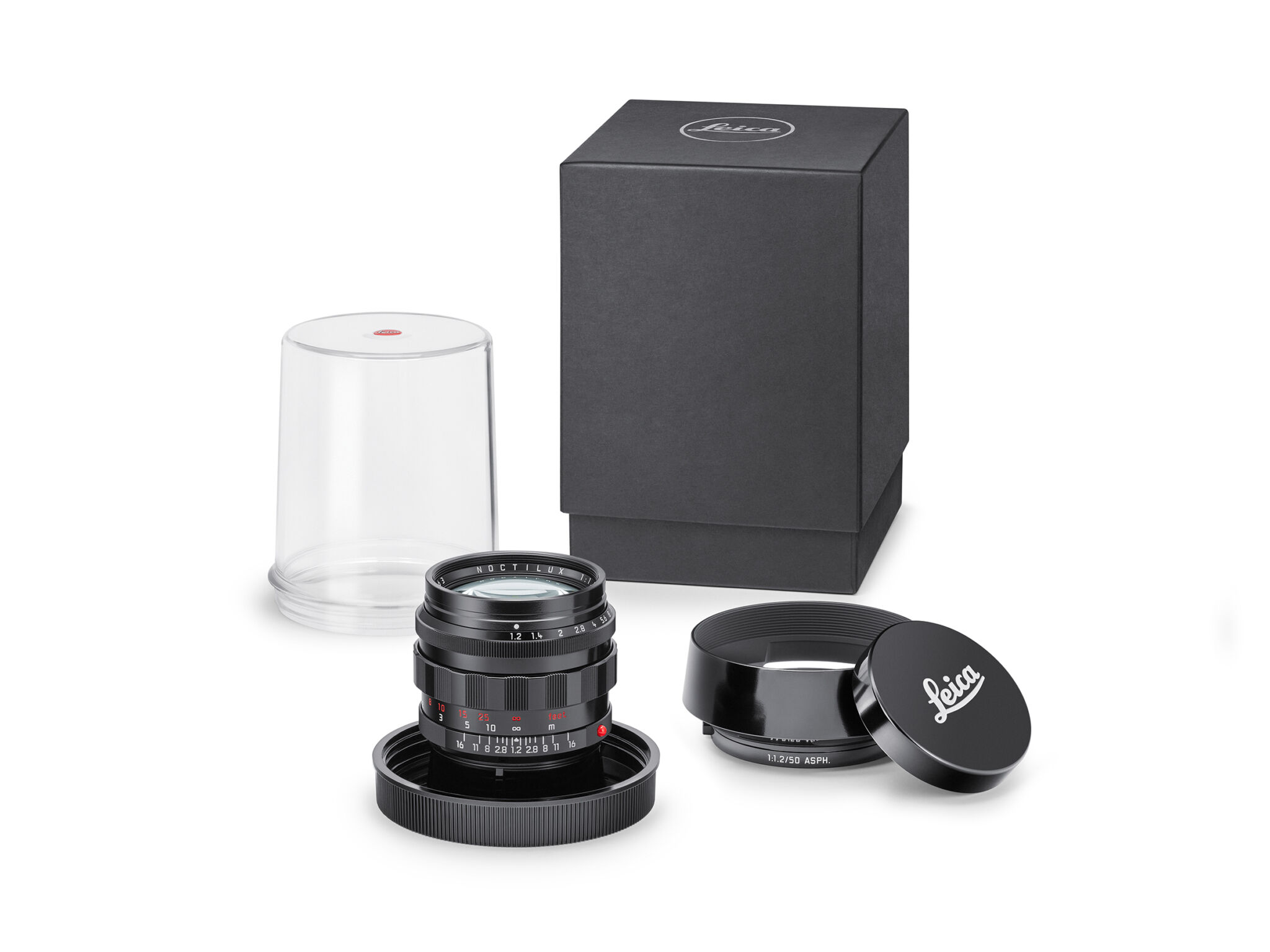 Leica Noctilux M 50mm F 1 2 Asph Glossy Black Finish Lens