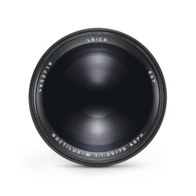 Leica Noctilux M 75mm F 1 25 Asph Black Lens