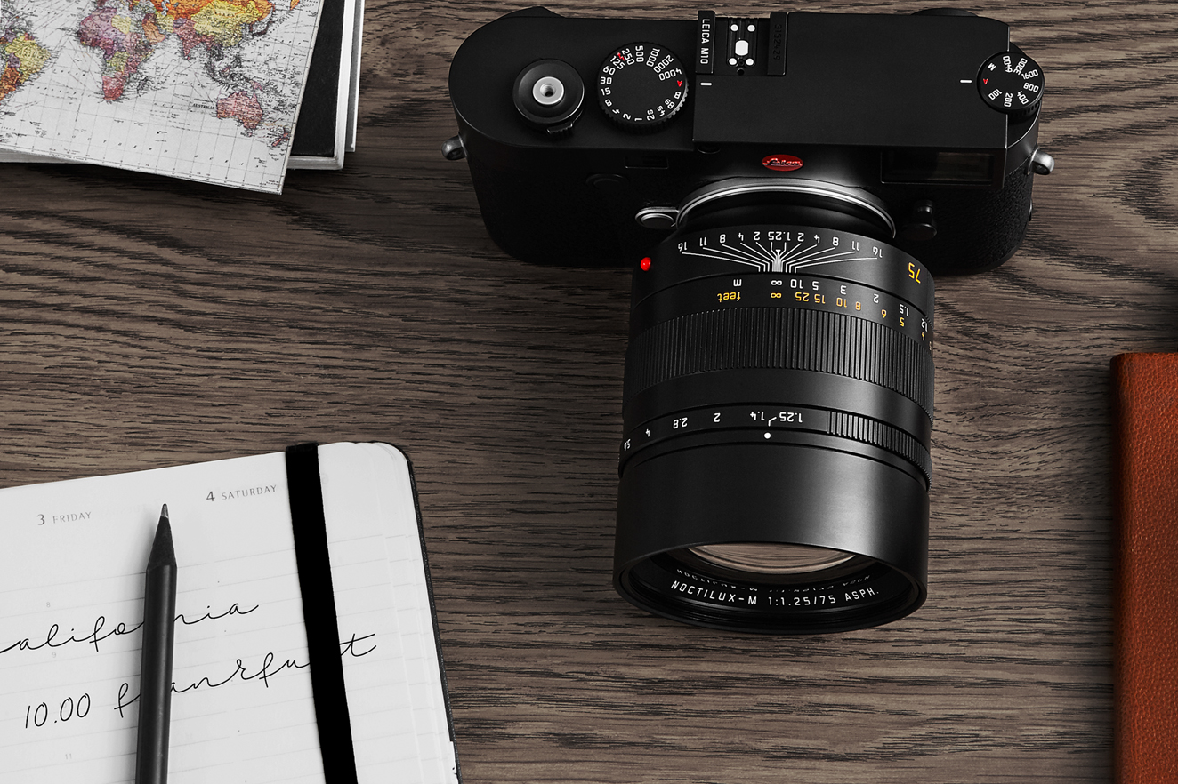 Leica Noctilux M 75mm F 1 25 Asph Black Lens