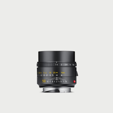 Leica Summilux M 50mm F 1 4 Asph Black Lens