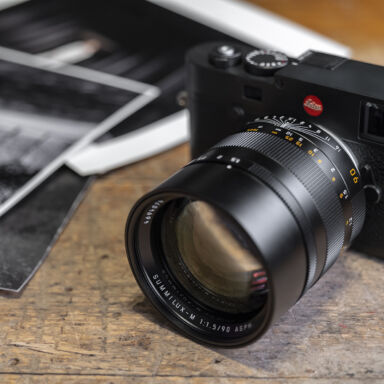 Leica Summilux M 90mm F 1 5 Asph Black Lens