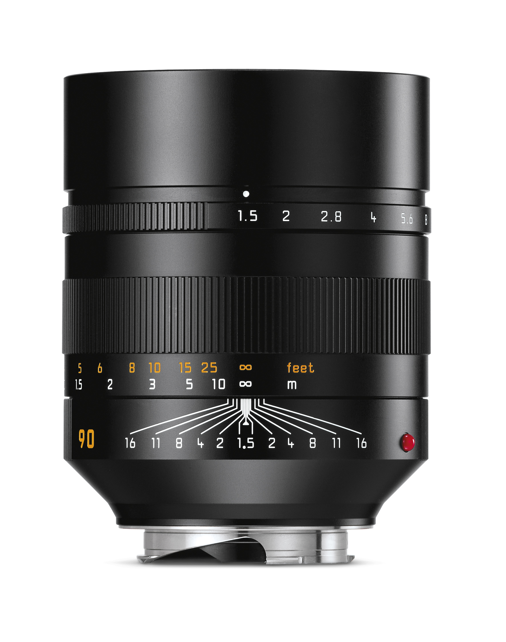 Leica Summilux M 90mm F 1 5 Asph Black Lens