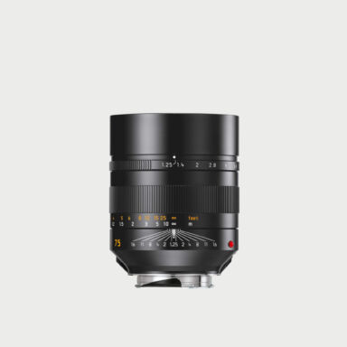 Noctilux M 75mm F 1 25 Asph Black